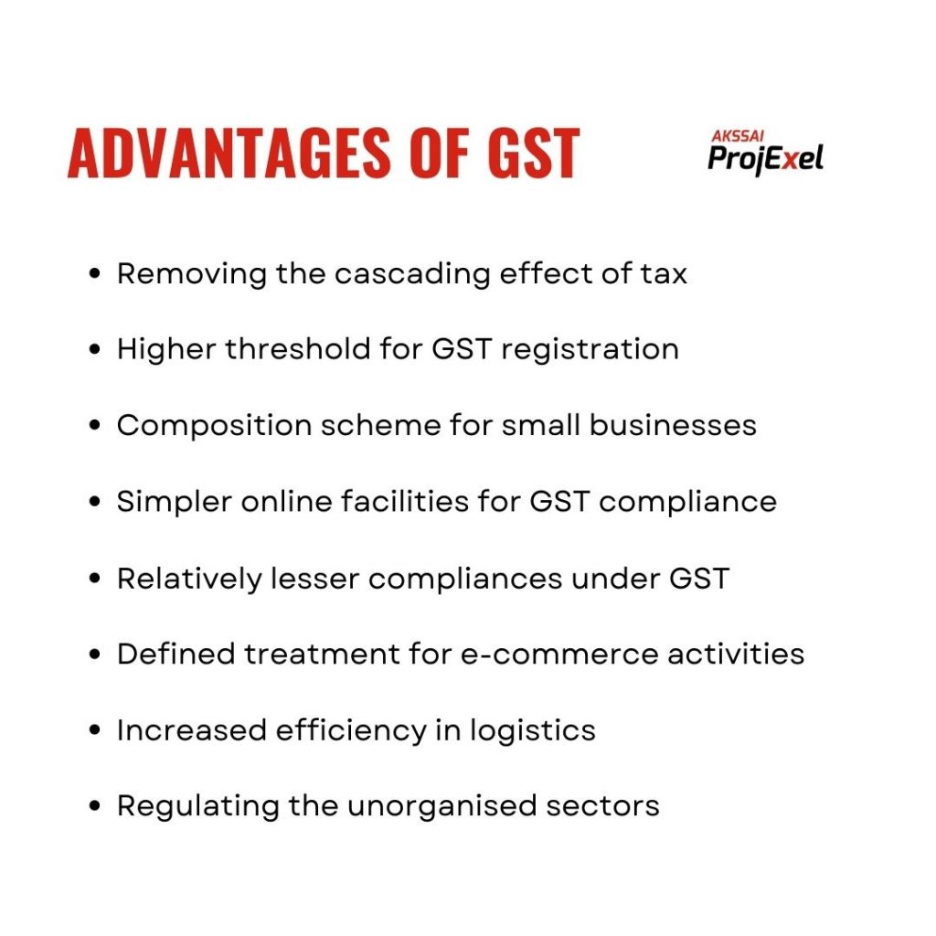 Advantages Of GST