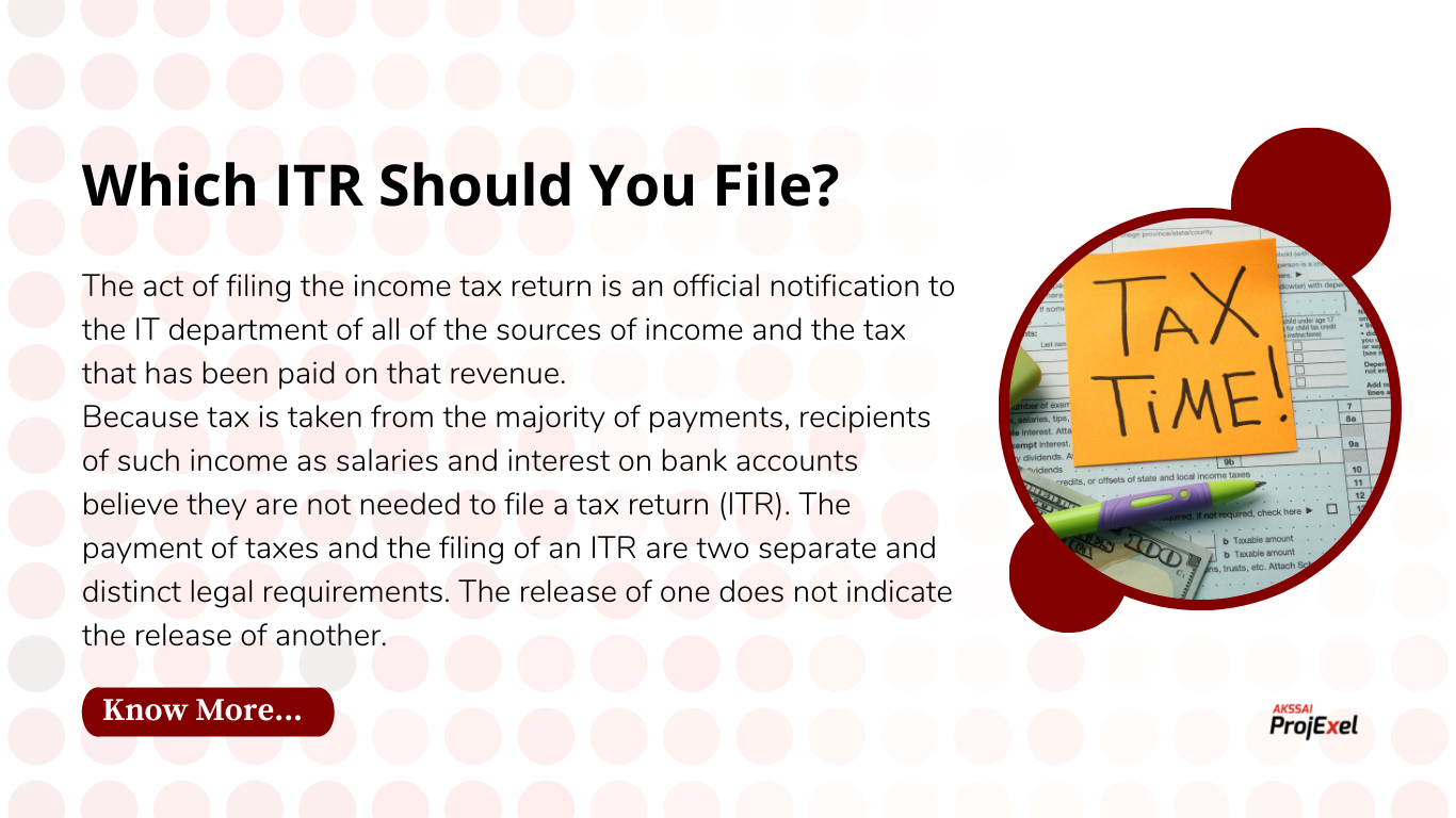 Which ITR Should You File?